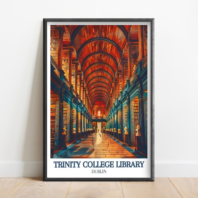 Colégio Trinity Dublin Impressão - Arte da Bibliot (Criador carregado)