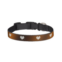 Corações Brilhantes Colarinho de Cachorro Satin Br