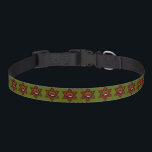 Coleira Jewish Ladybug Star de David<br><div class="desc">Estrela Vermelha de David com bolinhas pretas e uma pequena joaninha.</div>