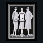 Coles Phillips Art Deco Impressão 16x20<br><div class="desc">Um de muitos,  Coles Phillips Art Deco. Anúncios em preto e branco durante os anos 20</div>