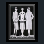 Coles Phillips Art Deco Impressão 16x20<br><div class="desc">Um de muitos,  Coles Phillips Art Deco. Anúncios em preto e branco durante os anos 20</div>