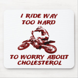 Colesterol - Bicicleta Dirt Motocross Mousepad