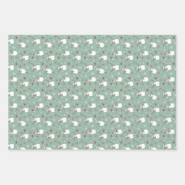 Coletando Amigos Enrolando Conjunto de Papel de 3 