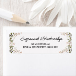 Coletando Nome de etiqueta de Etiqueta de Borda Fl