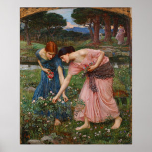 Colete Ye Rosebuds Poster Por John W. Waterhouse