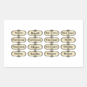 Coletor de Etiquetas de Jar de Especiarias