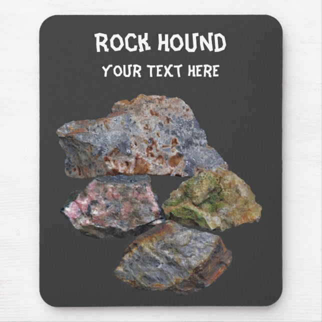 Coletores Minerais de Rock Hound Funny Mousepad (Frente)