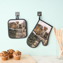 Colheita de árvores de Natal da Vintage