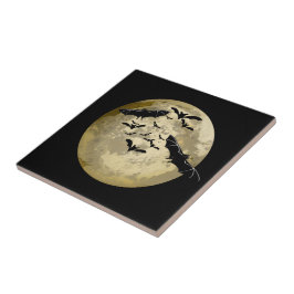 Colheita De Halloween Completo De Lua E De Voo Not