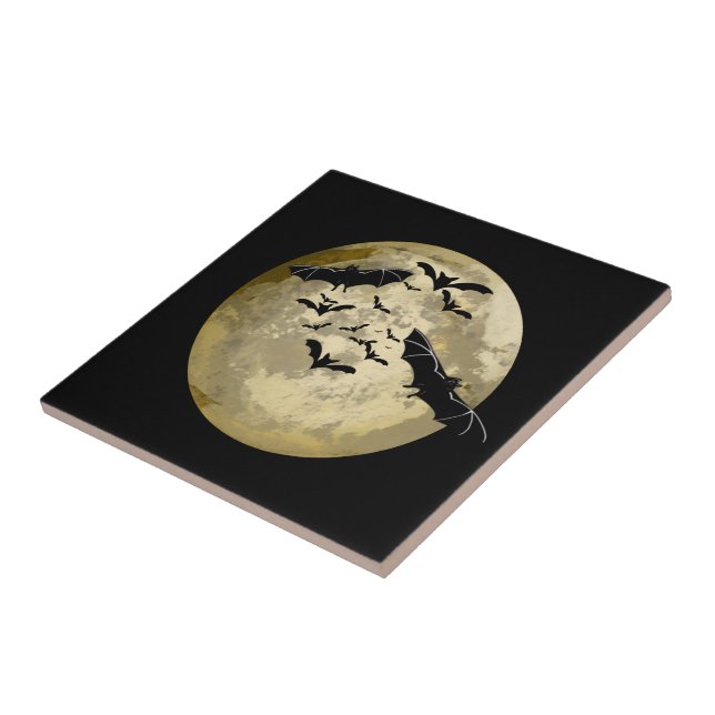 Colheita De Halloween Completo De Lua E De Voo Not (Lateral)