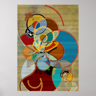 Colheita de outono - Poster de Abstrato
