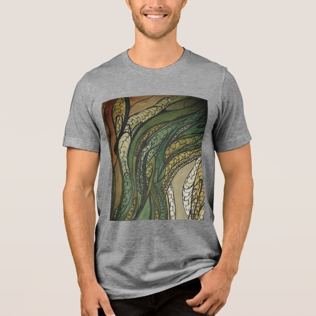 "Colheita de Seda Verde de Bronze" (Frente)