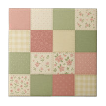 Colheita Verde Cor-de-rosa Inclinar Floral Farmhou