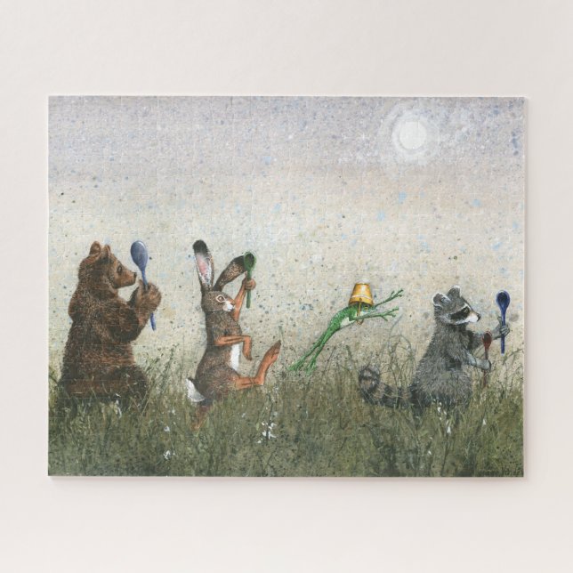 Colher! Quebra-cabeça de serra (Horizontal)