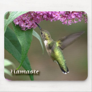 Colibri de néon mágico Mousepad da Rubi-garganta