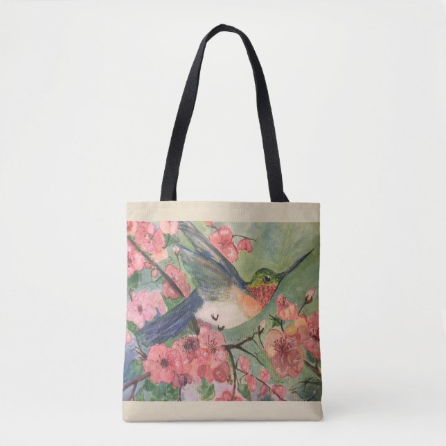 Colibri e bolsa das flores (Frente)