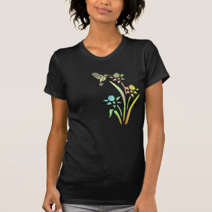 Colibri e camisa das flores