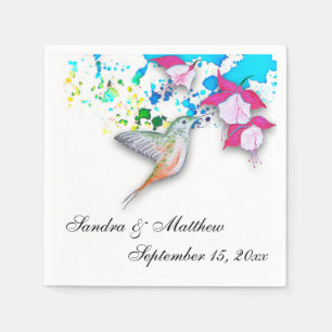 Colibri & guardanapo de papel personalizados