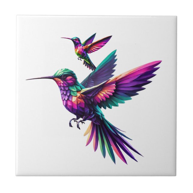 Colibrí prisma multicolor (Frente)