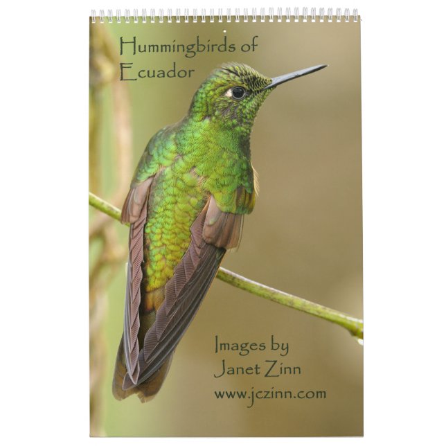 Colibris do calendário de Equador (Capa)