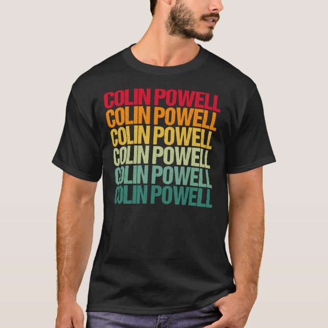 Colin Powell Retro Vintage - Camiseta Essencial (Frente)