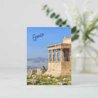 Colina da Acrópole Atenas Grécia Cartão Postal | P