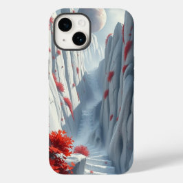 Colinas de gelo com grama vermelha - Móvel