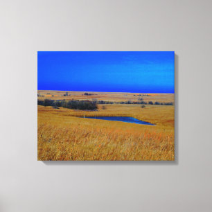 Colinas Flint do Kansas Canvas Print