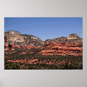 Colinas poster de Rojas 36 x 24
