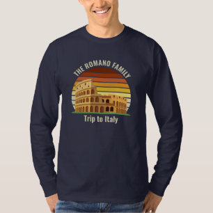 Coliseu de Roma Itália Viagem Camisa Manga Longa P