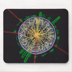 Colisões de Proton no mousepad de LHC