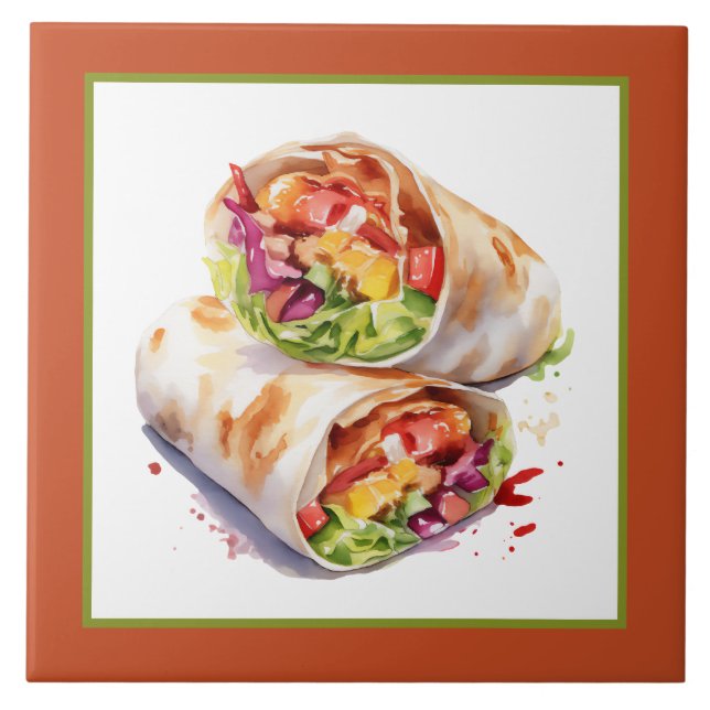Coll Burrito mexicano ama artesanato doméstico (Frente)