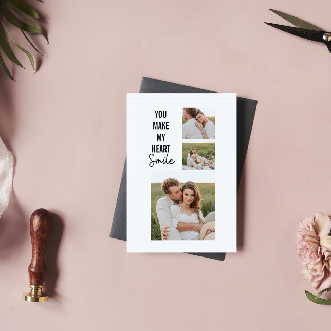 Collage Casal Foto e citação romântica (Criador carregado)