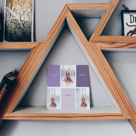 Collage Foto Roxa Melhor Mãe Já Presente