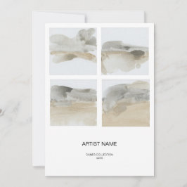 Collage Image Artist Card Modelo