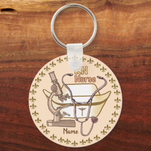 Collage RN Nurse chaveiro