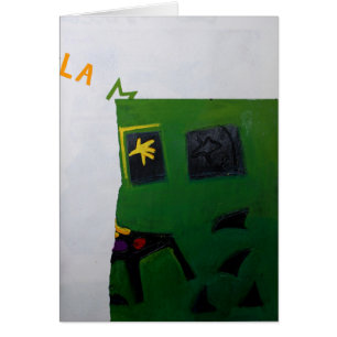 Collages Bruyants Artist Livro Verde Sala 2 Cartão