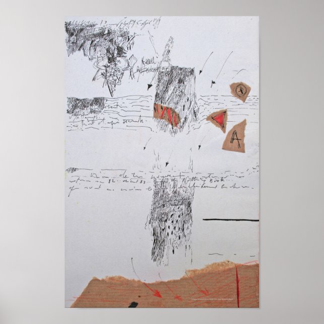 Collages Bruyants Artist's Book 10th page Poster (Frente)