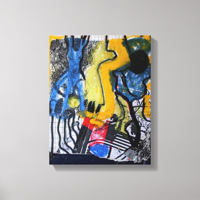 Collages Bruyants Artist's Book 16th page Canvas (Frente)