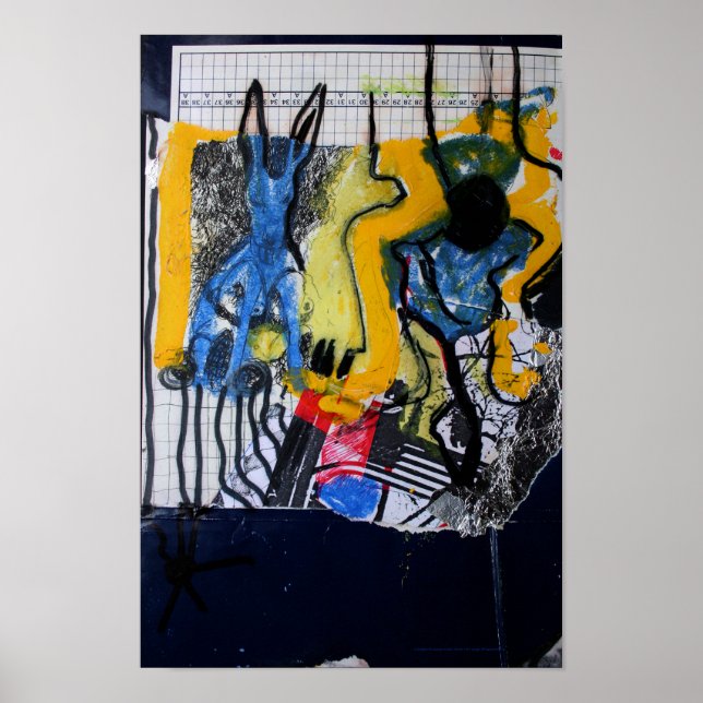 Collages Bruyants Artist's Book 16th page Poster (Frente)