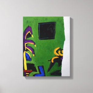 Collages Bruyants Artist's Book Green Room Canvas