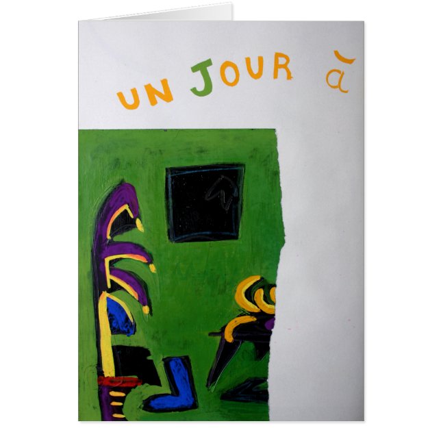 Collages Bruyants Livro Verde Cartão da Sala Verde (Frente)