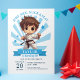 Convite Festa de aniversário de artes marciais de Karate (Give your little sensei an action packed celebration to remember!)