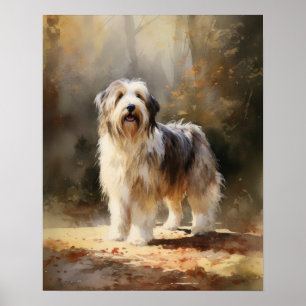 Collie Dog Art Impressão
