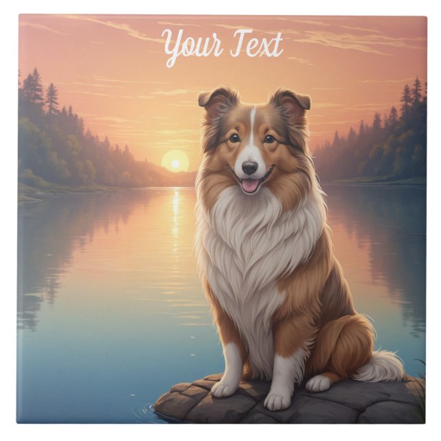 Collie por Lago (Frente)