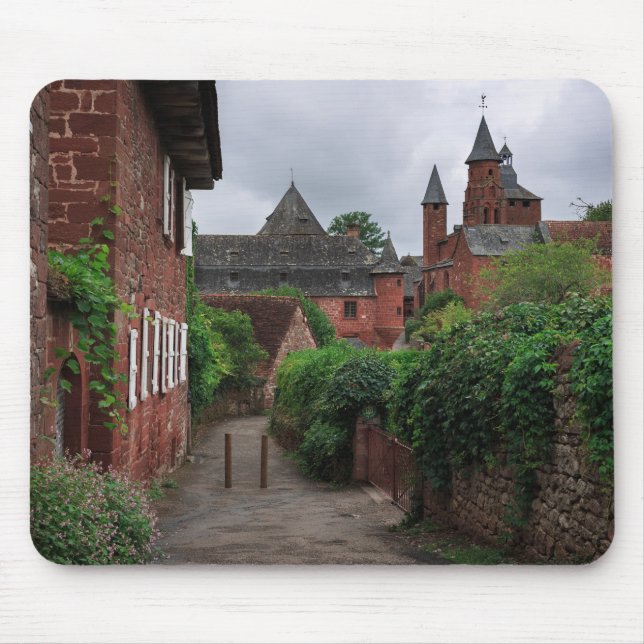 Collonges-la-Vermelho, o mousepad vermelho da vila (Frente)