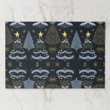 Colocação de papel de Natal Elegante moderno