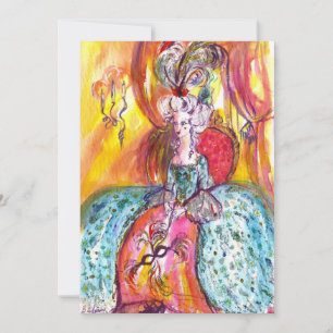 COLOMBINA/BOLA DE MASCARADA DE MARDI GRAS