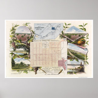 Colônia Vale Laranja 1895 Poster