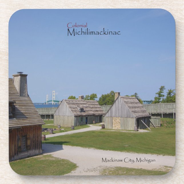 Colonial Michilimackinac porta copos (Frente)